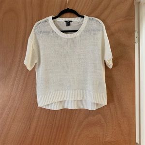 Open knit top